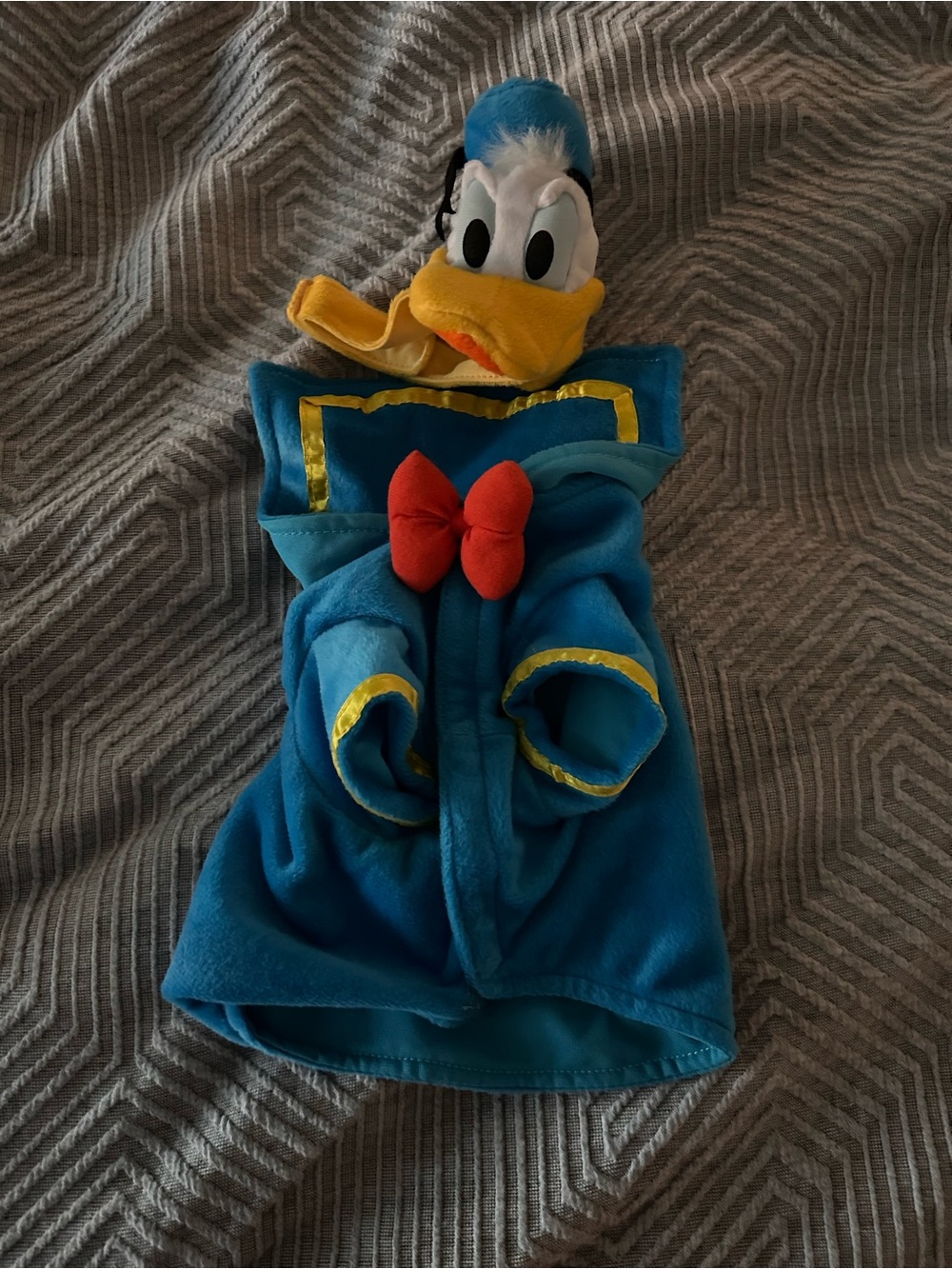 Disney Donald Duck Blue Pet Costume with Red Bow